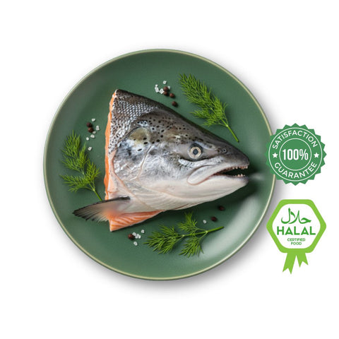 Atlantic Salmon Head (Avg 1.5–2 lbs)