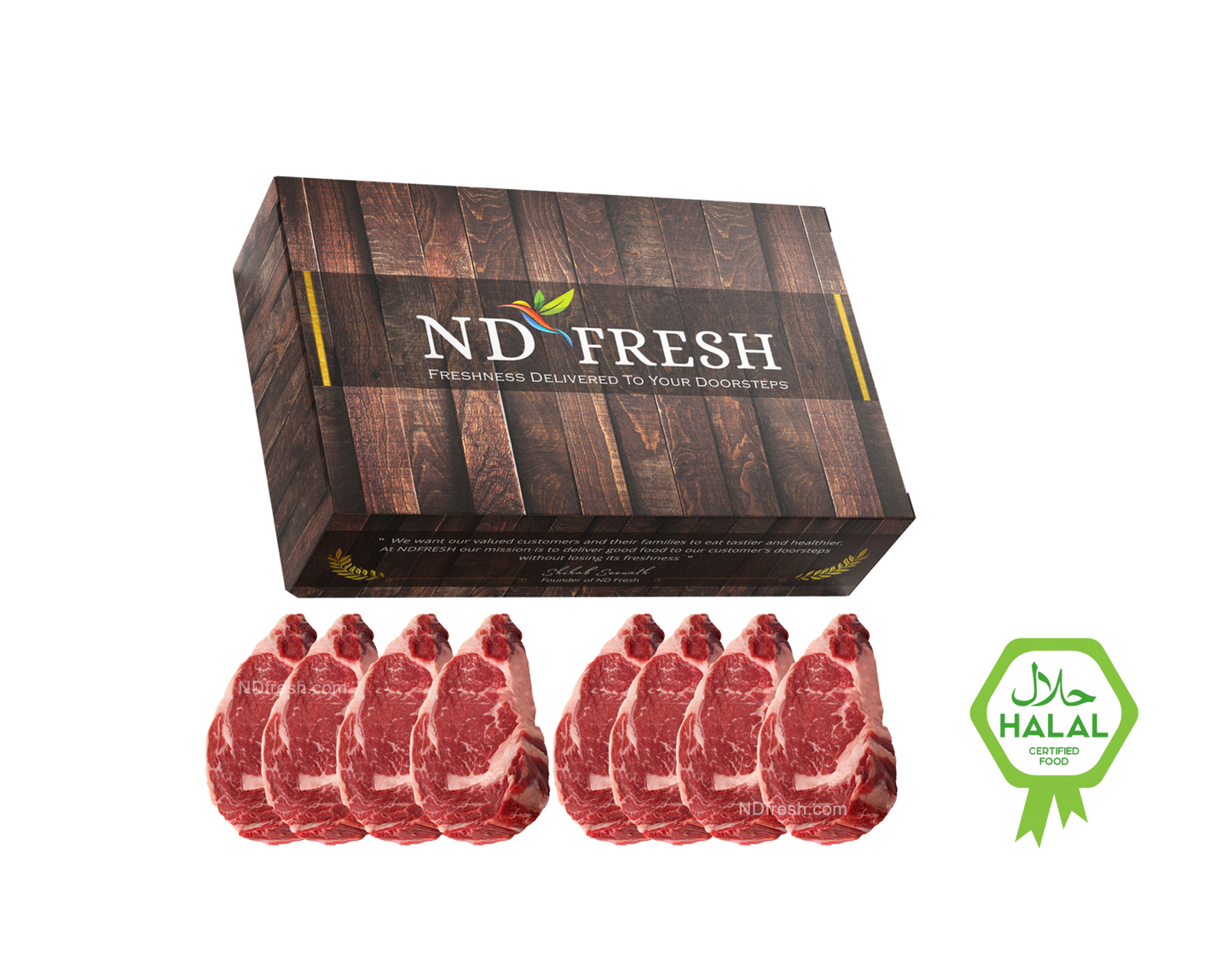 Beef Steak Halal TOronto Delivery ND Fresh Meat Pickering ajax whitby Oshawa Hamilton Scarborough. Halal Steak Beef Delivery order online toronto Ontario Fresh meat home delivery ND Fresh Pickering  