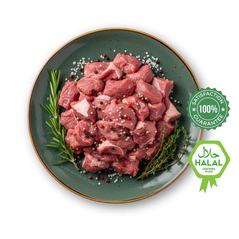 Mix Diced Lamb / Mutton LEG - Frozen