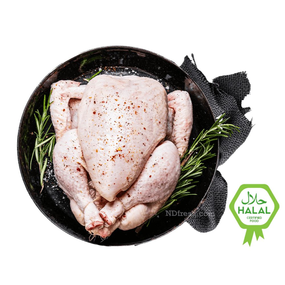Halal Fresh Whole Chicken from ND fresh meat online delivery toronto