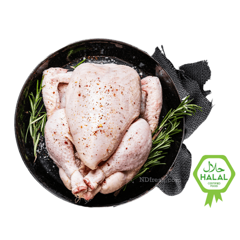Halal Fresh Whole Chicken from ND fresh meat online delivery toronto