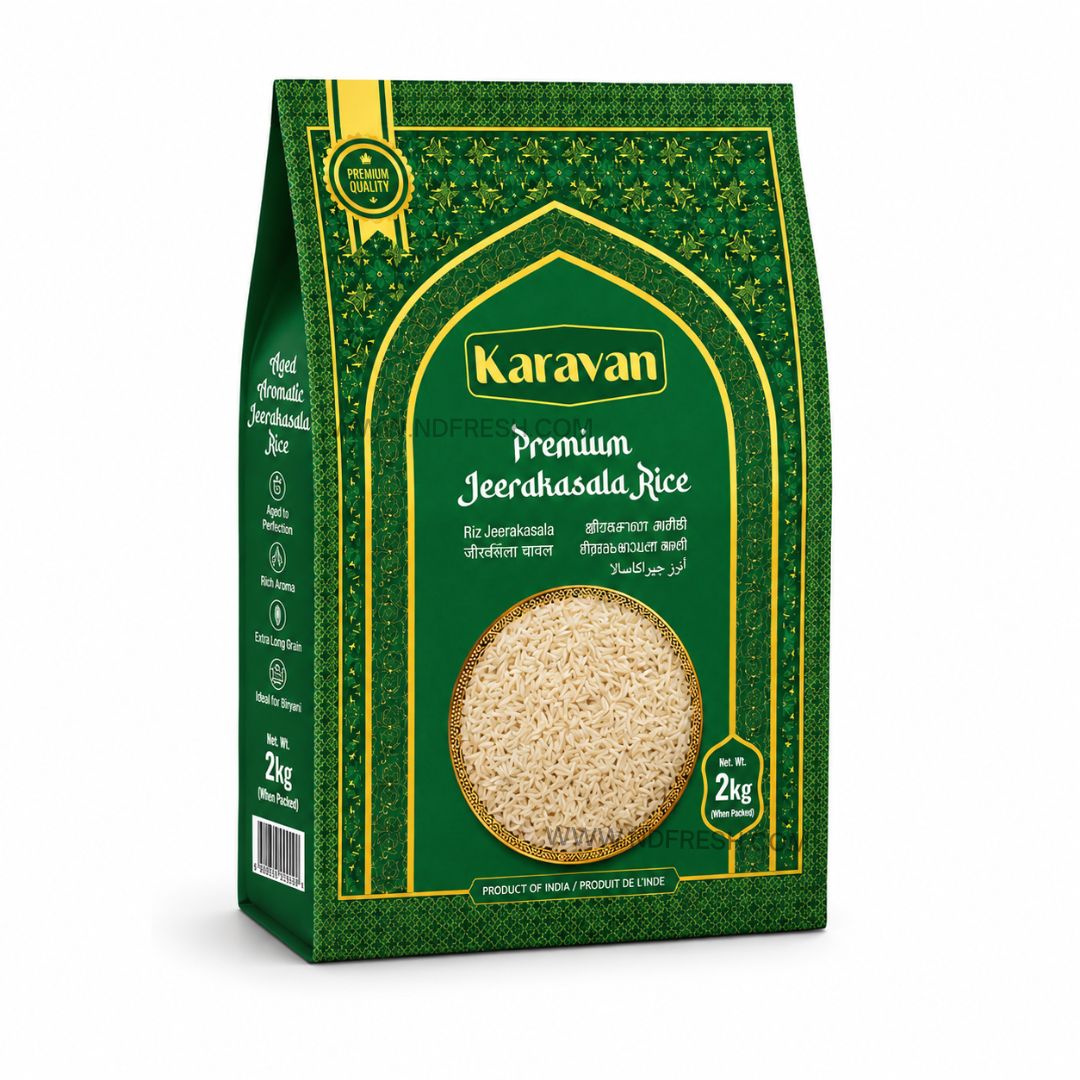 Kalavara Rice Karavan Premium Jeerakasala Rice (Kaima Rice) – 2 Kg (4.4 lb) – NDFRESH