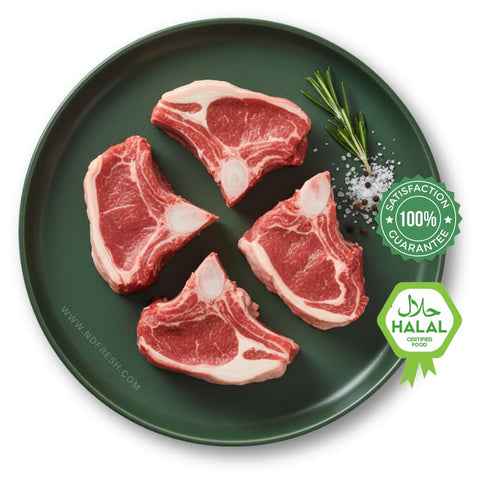 Lamb Loin Chops – Australian (Avg. 900 g – 1.05 kg Pack)