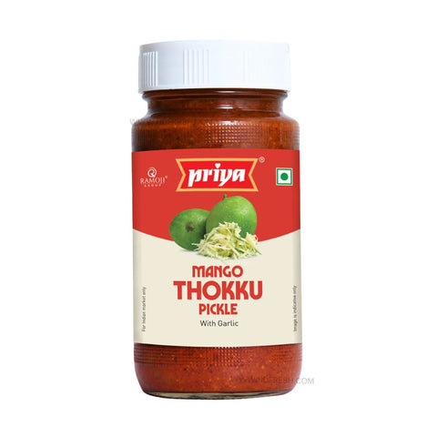 Priya Mango Thokku Pickle - 300g (Without Garlic)