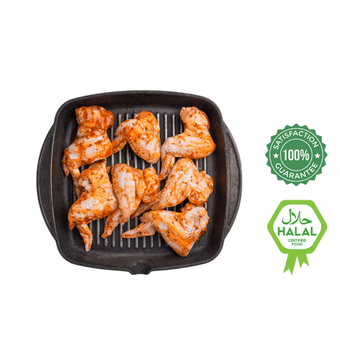 Marinated Tandoori Chicken wings - Ready to Cook