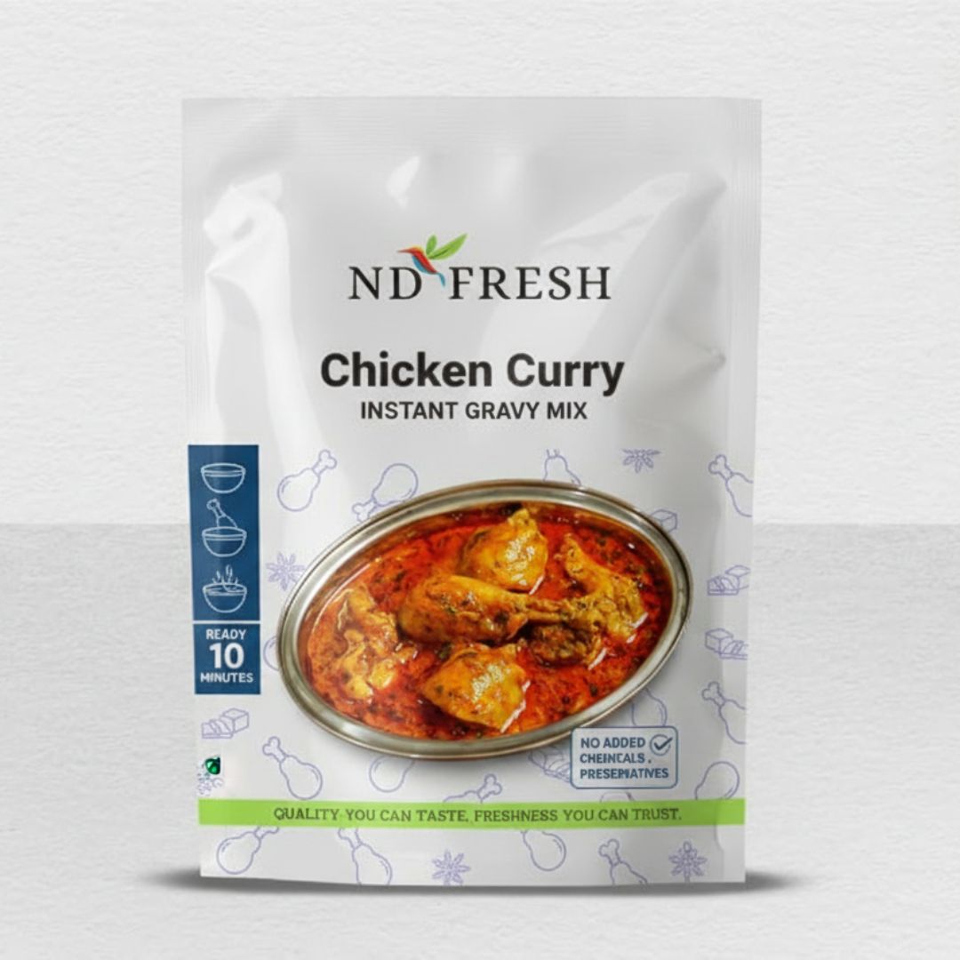 
                  
                    ND Fresh Chicken Curry Gravy Mix - Ready To Cook - 300g
                  
                