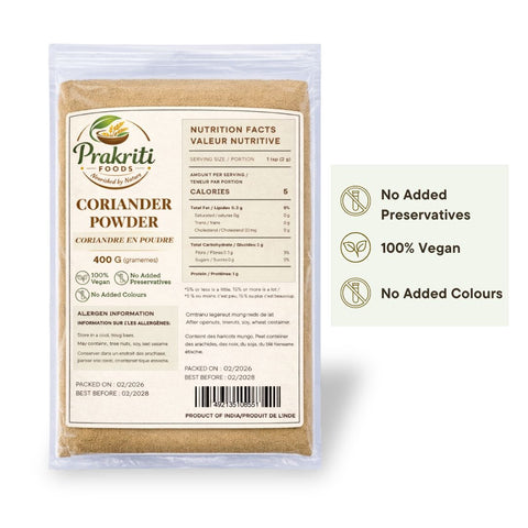 Prakriti Coriander Powder – 400 g
