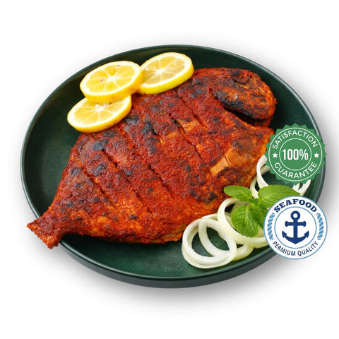 Marinated Tandoori Pomfret (Ready to Cook)