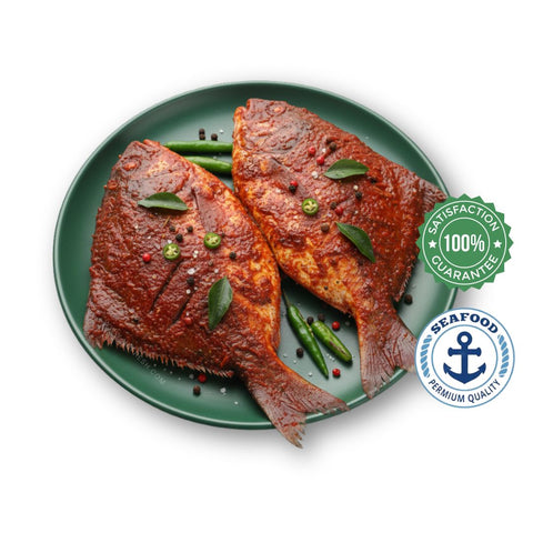 Marinated  Silver Pomfret / White Pomfret